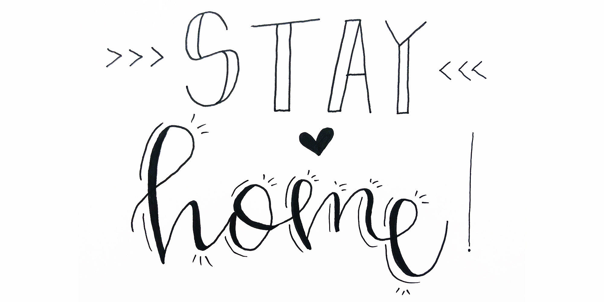 handlettering stay home im home-office